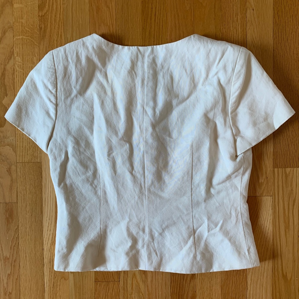 Talbots Linen Button-Down Top - image 4